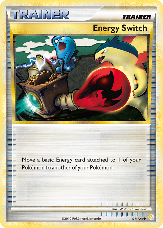 Energy Switch 91/123 Uncommon | HeartGold & SoulSilver | Pokemon Card