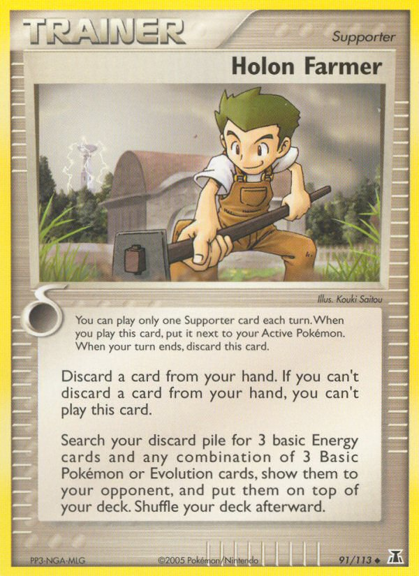 Holon Farmer 91/113 Uncommon | Delta Species | Pokemon Card
