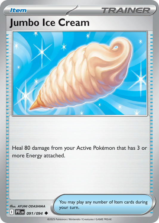 Jumbo Ice Cream 91/94 Uncommon | Phantasmal Flames | Pokemon Card