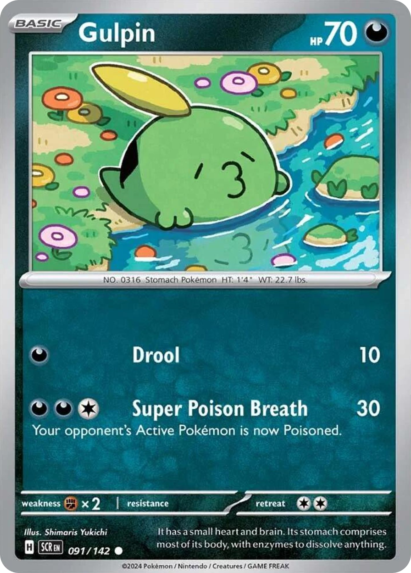 Buy Gulpin Common | Stellar Crown | Pokemon Card Australia