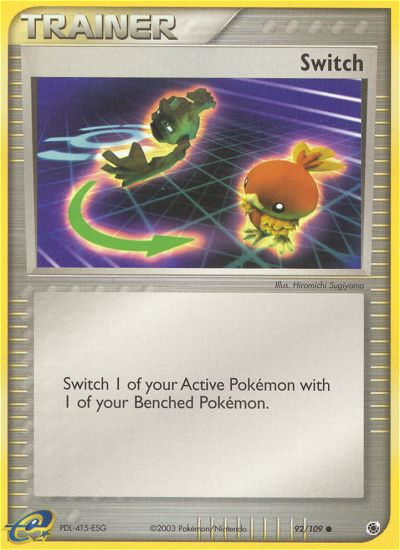 Switch 92/109 Common | Ruby & Sapphire | Pokemon Card