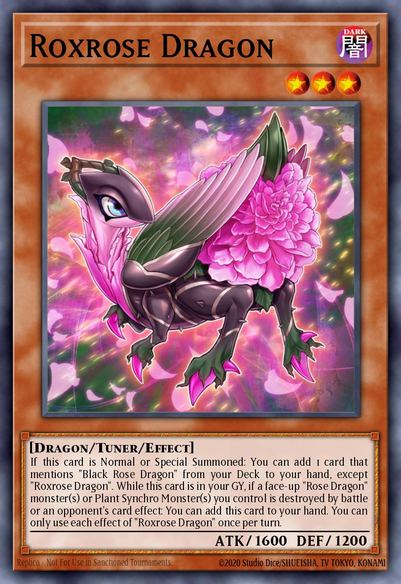 Roxrose Dragon - LIOV-EN009 Super Rare
