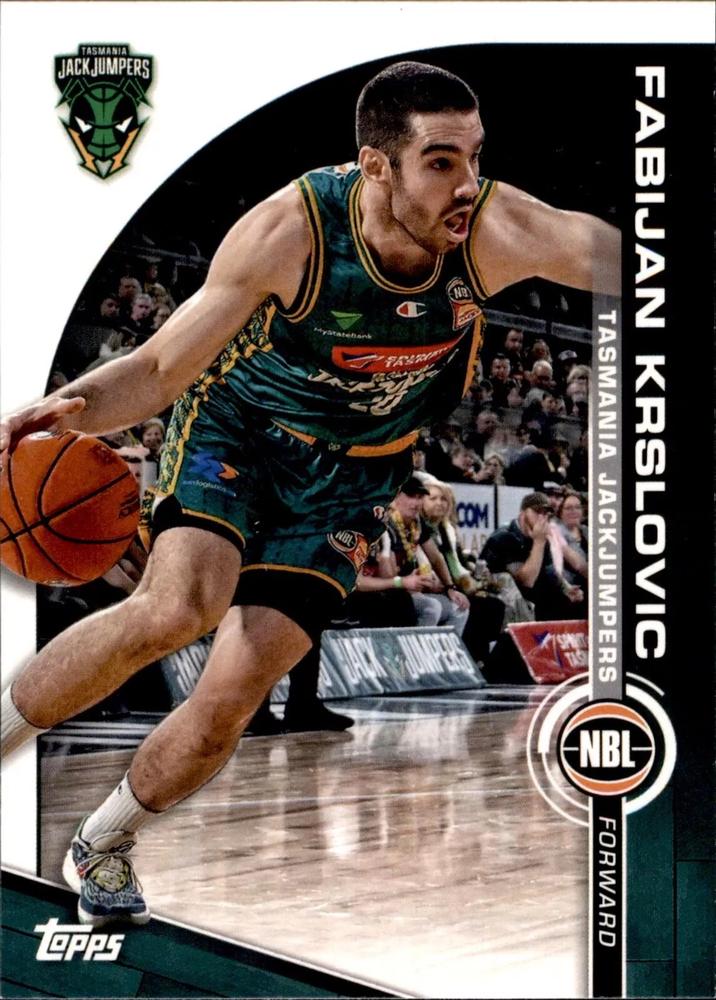 Fabijan Krslovic #93 Tasmania JackJumpers | 2023-24 Topps NBL | NBL Trading Card