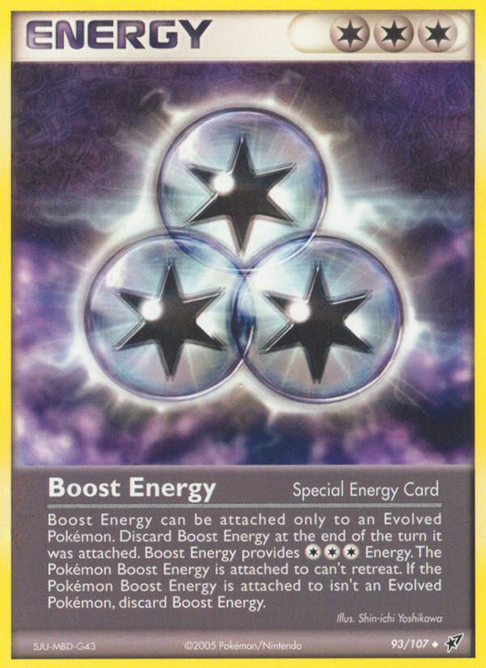 Boost Energy 93/107 Uncommon | Deoxys | Pokemon Card