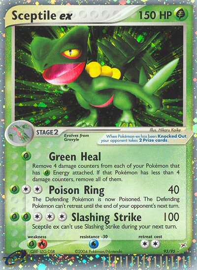Sceptile ex 93/95 Rare Holo EX | Team Magma vs Team Aqua | Pokemon Card