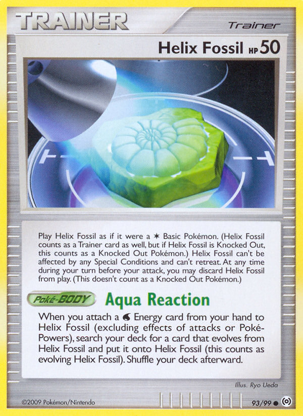 Helix Fossil 93/99 Common | Arceus | Pokemon Card