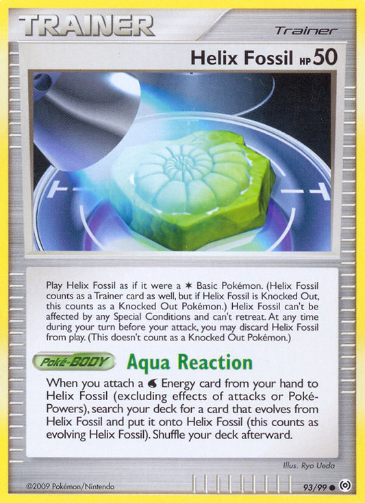Helix Fossil 93/99 Common | Arceus | Pokemon Card