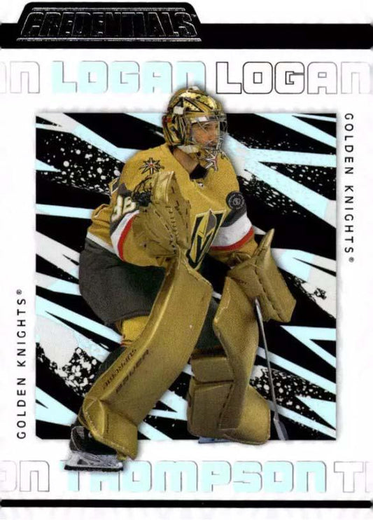 Logan Thompson #94 Vegas Golden Knights | 2023-24 Upper Deck Credentials | NHL Trading Card