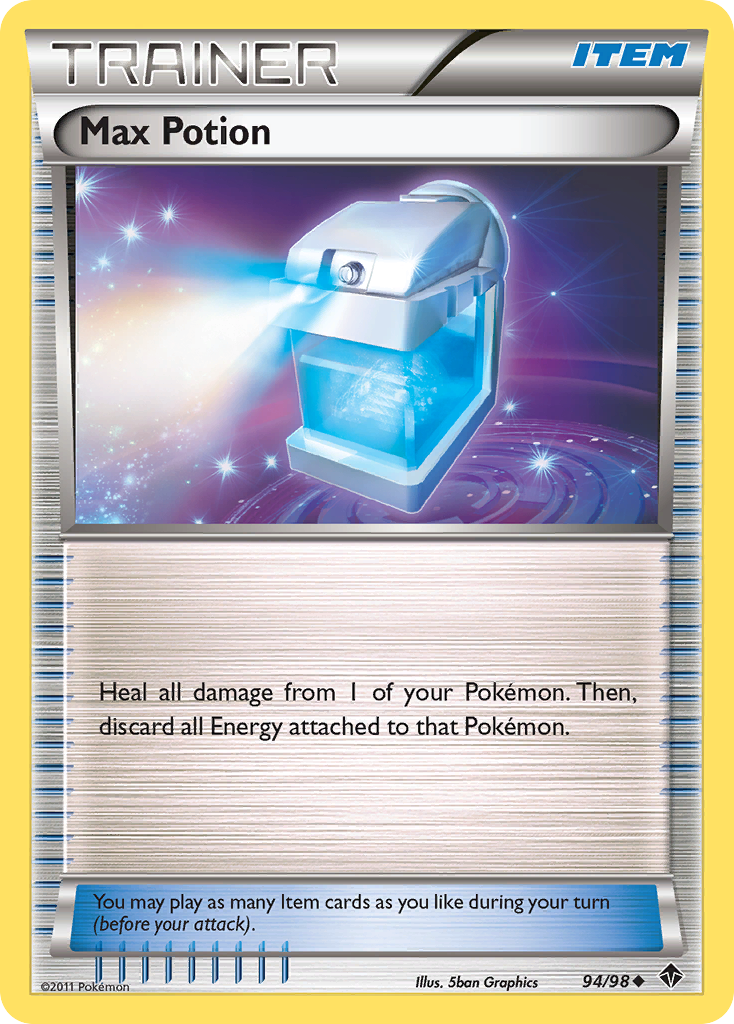 Max Potion 94/98 Uncommon | Emerging Powers | Pokemon Card