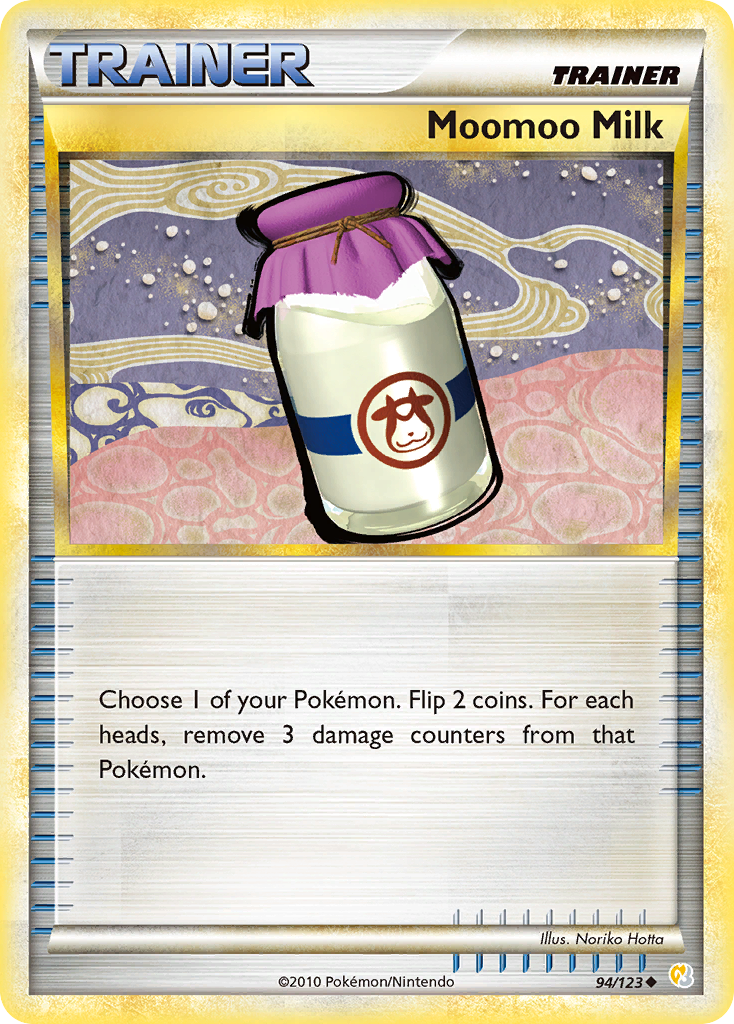 Moomoo Milk 94/123 Uncommon | HeartGold & SoulSilver | Pokemon Card