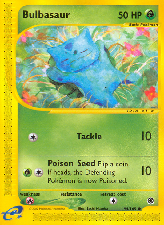 Bulbasaur 94/165 Common | Expedition Base Set | Pokemon Card