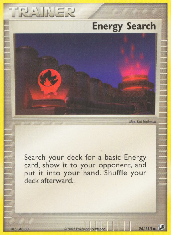 Energy Search 94/115 Common | Unseen Forces | Pokemon Card