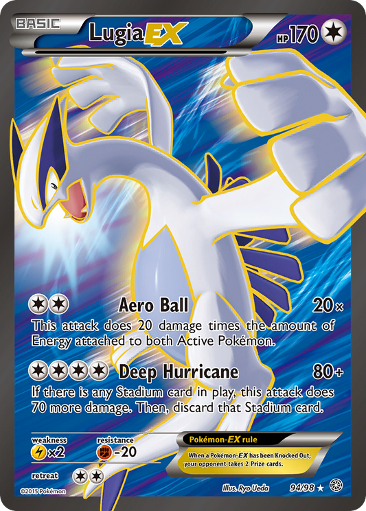 Lugia-EX 94/98 Rare Ultra | Ancient Origins | Pokemon Card