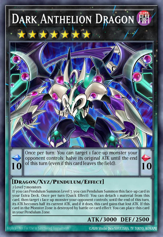 Dark Anthelion Dragon - DUOV-EN036 Ultra Rare | Yu-Gi-Oh! Card