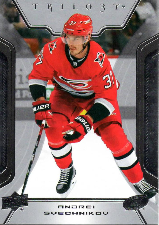Andrei Svechnikov #95 Carolina Hurricanes | 2023-24 Upper Deck Trilogy | NHL Trading Card