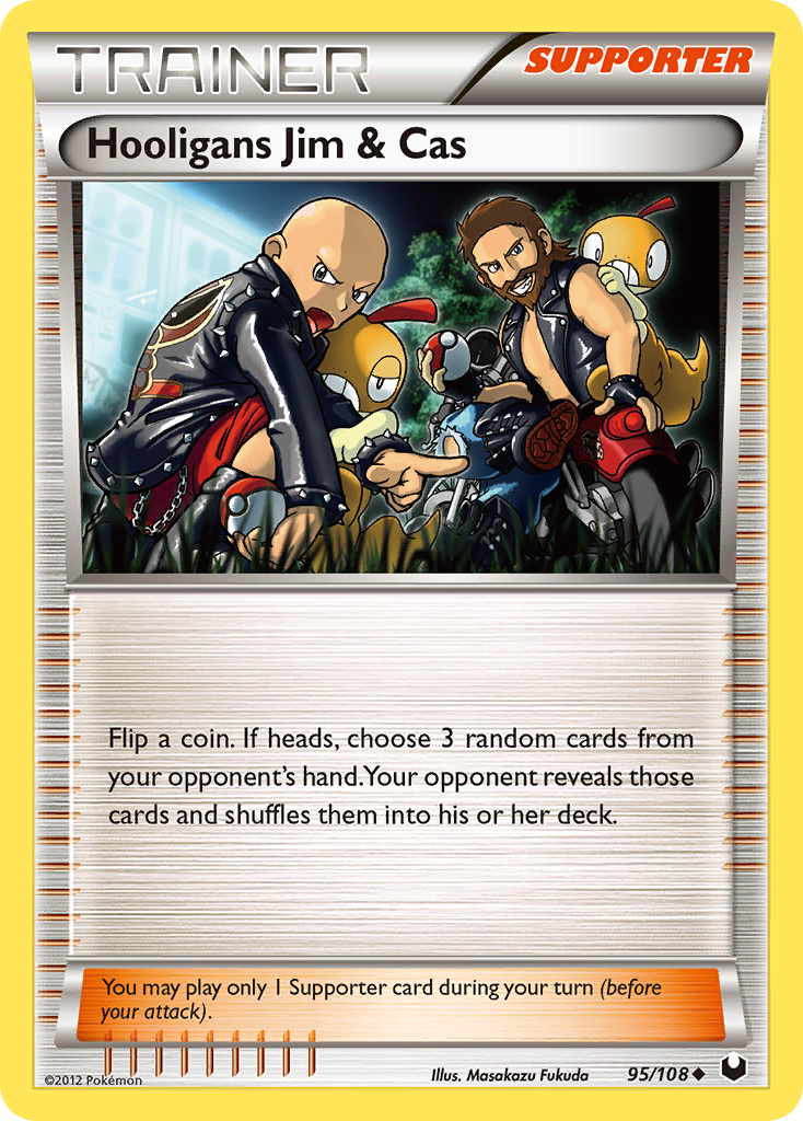 Hooligans Jim & Cas 95/108 Uncommon | Dark Explorers | Pokemon Card