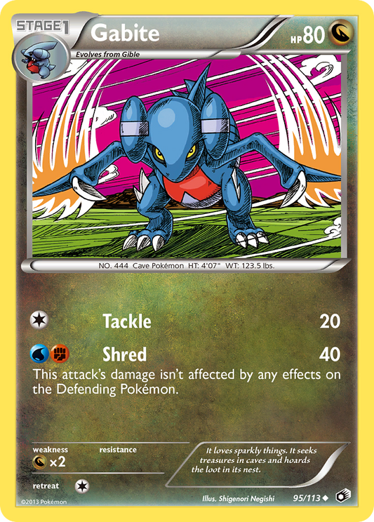 Gabite 95/113 Uncommon | Legendary Treasures | Pokemon Card