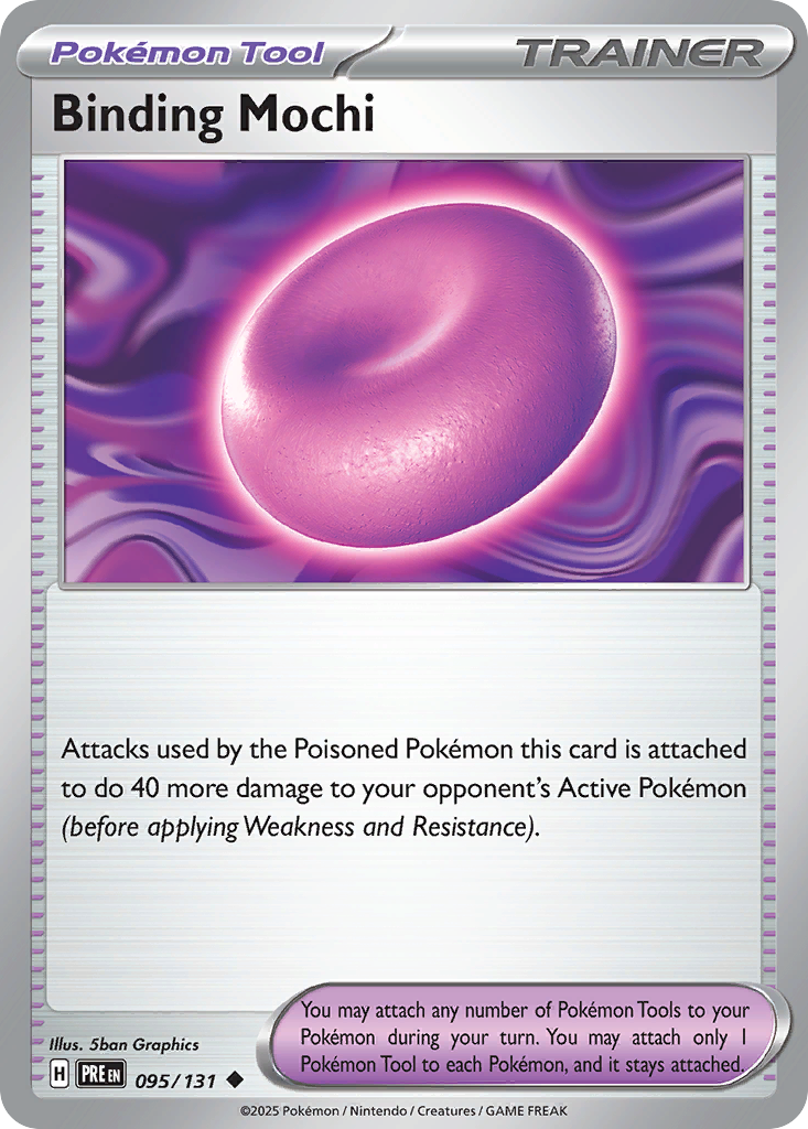 Binding Mochi 95/131 Uncommon | Prismatic Evolutions | Pokemon Card