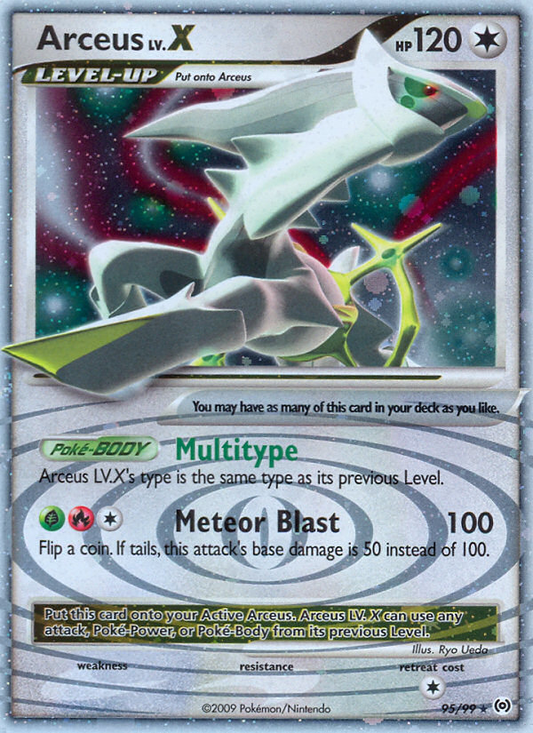 Arceus LV.X 95/99 Rare Holo LV.X | Arceus | Pokemon Card