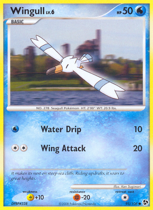 Wingull 95/106 Common | Great Encounters | Pokemon Card