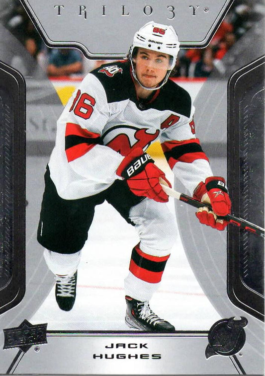 Jack Hughes #96 New Jersey Devils | 2023-24 Upper Deck Trilogy | NHL Trading Card