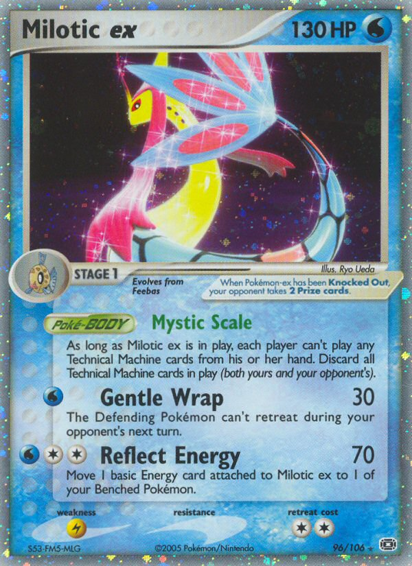 Milotic ex 96/106 Rare Holo EX | Emerald | Pokemon Card