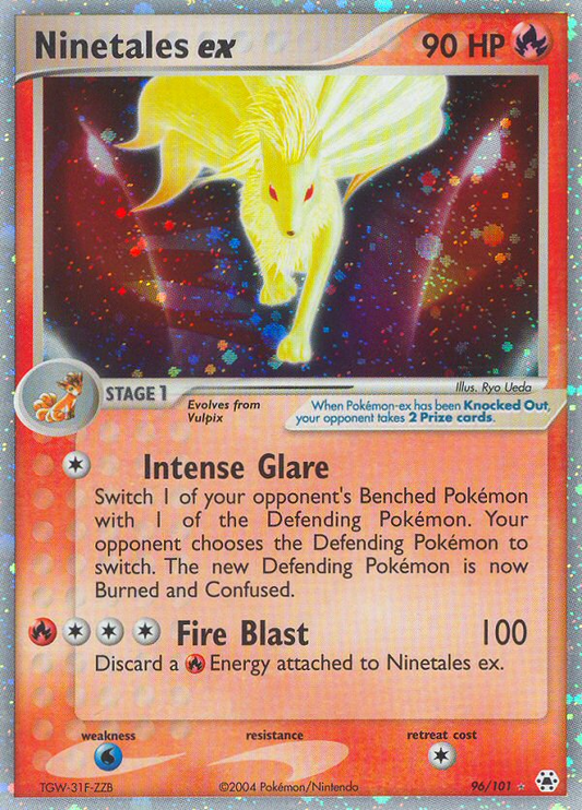 Ninetales ex 96/101 Rare Holo EX | Hidden Legends | Pokemon Card