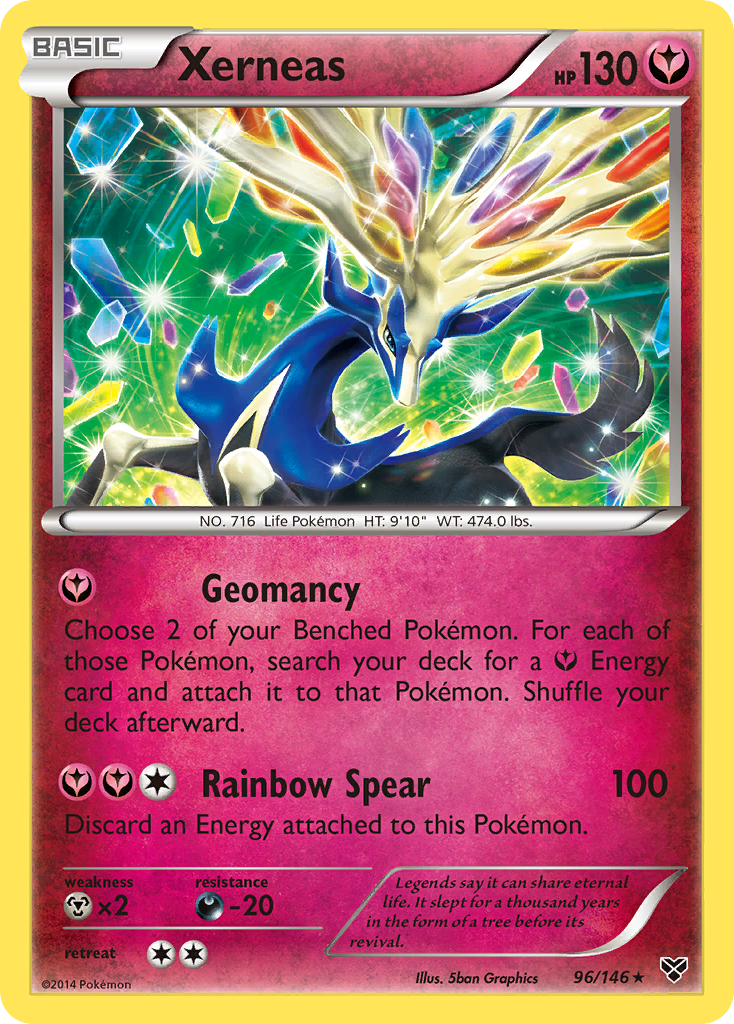 Xerneas 96/146 Rare | XY | Pokemon Card