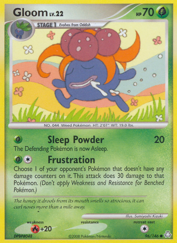 Gloom 96/146 Common | Legends Awakened | Pokemon Card