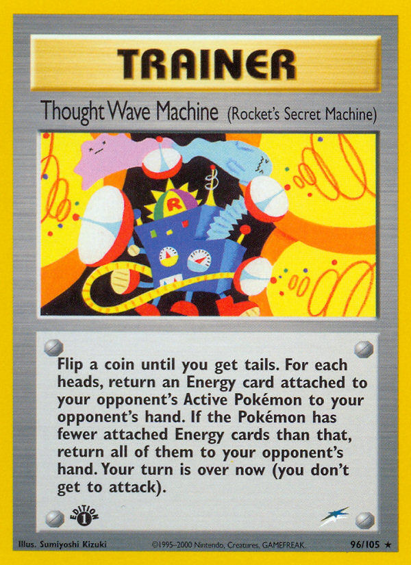 Thought Wave Machine 96/105 Rare | Neo Destiny | Pokemon Card