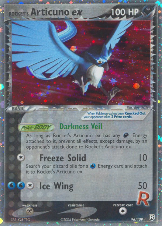 Rocket's Articuno ex 96/109 Rare Holo EX | Team Rocket Returns | Pokemon Card