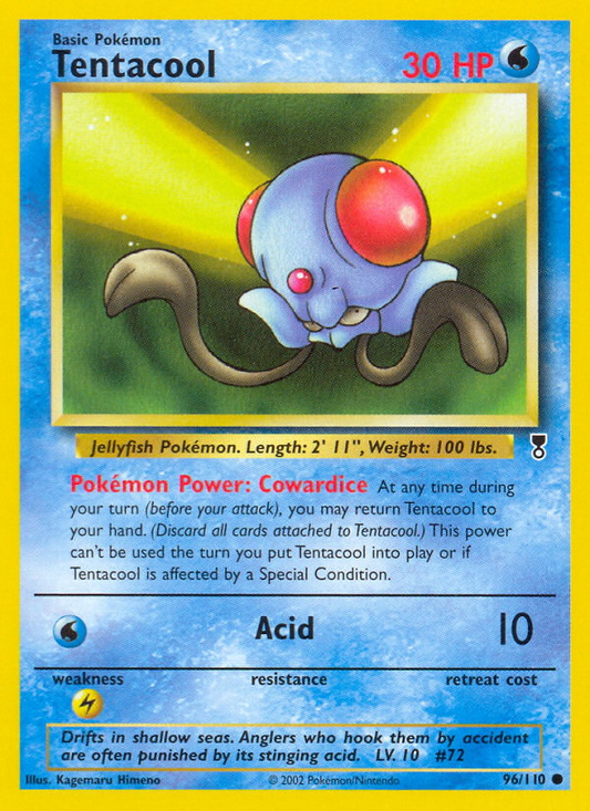 Tentacool 96/110 Common | Legendary Collection | Pokemon Card