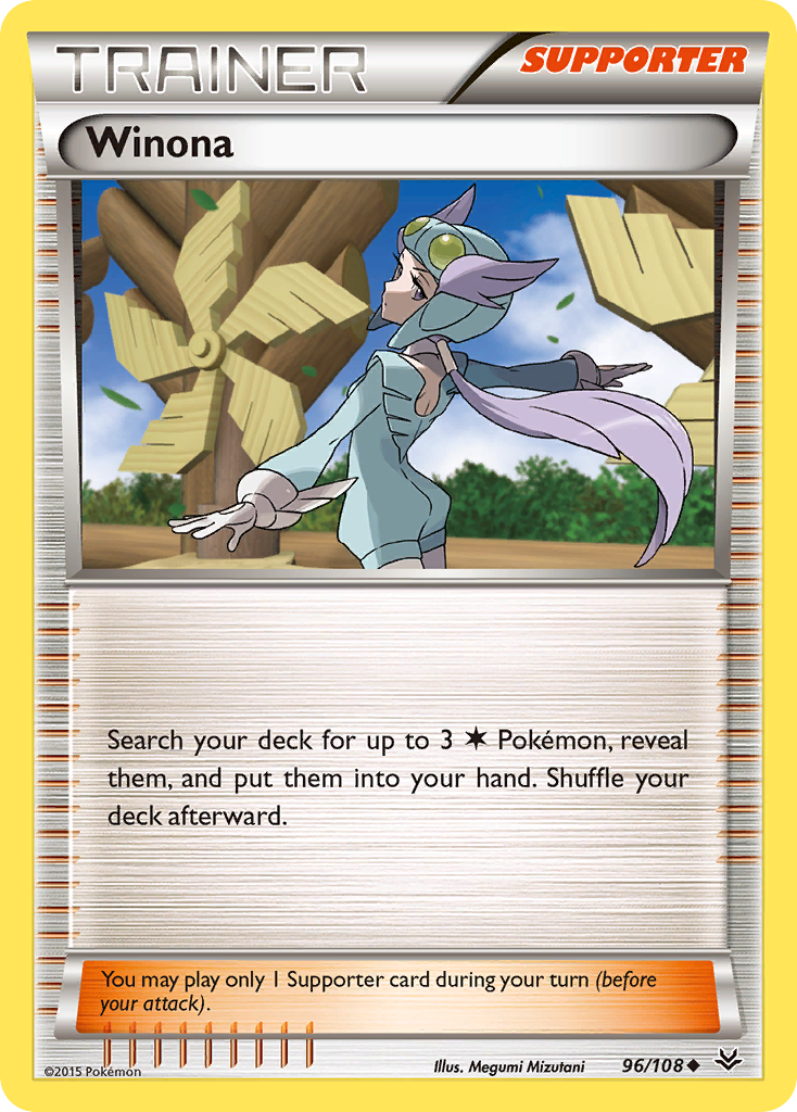 Winona 96/108 Uncommon | Roaring Skies | Pokemon Card