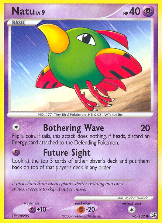 Natu 96/132 Common | Secret Wonders | Pokemon Card