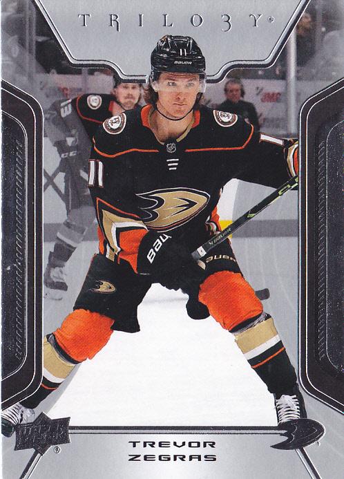 Trevor Zegras #97 Anaheim Ducks | 2023-24 Upper Deck Trilogy | NHL Trading Card