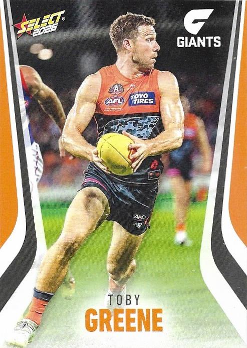 Toby Greene #97 Greater Western Sydney Giants | 2026 Select AFL Footy Stars | Trading Card