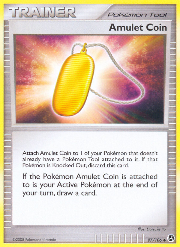 Amulet Coin 97/106 Uncommon | Great Encounters | Pokemon Card