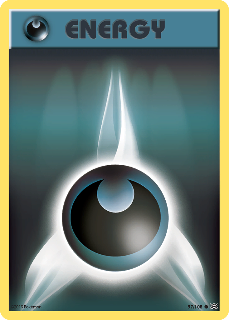 Darkness Energy 97/108 Common | Evolutions | Pokemon Card