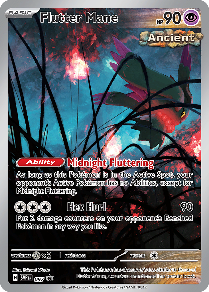 Flutter Mane #97 Promo | Scarlet & Violet Black Star Promos | Pokemon Card