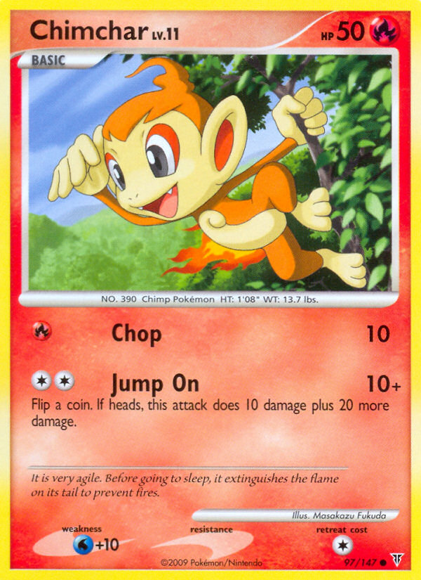 Chimchar 97/147 Common | Supreme Victors | Pokemon Card