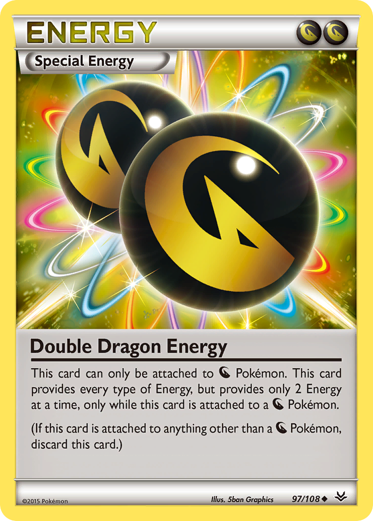 Double Dragon Energy 97/108 Uncommon | Roaring Skies | Pokemon Card