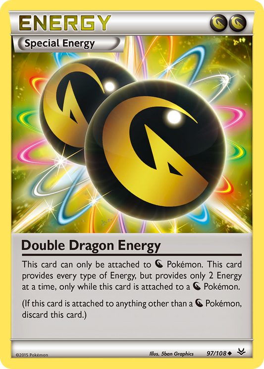 Double Dragon Energy 97/108 Uncommon | Roaring Skies | Pokemon Card