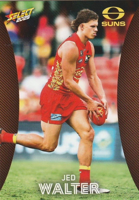 Jed Walter #98 Gold Coast Suns | 2025 Select AFL Footy Stars | Trading Card