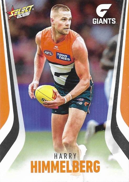 Harry Himmelberg #98 Greater Western Sydney Giants | 2026 Select AFL Footy Stars | Trading Card