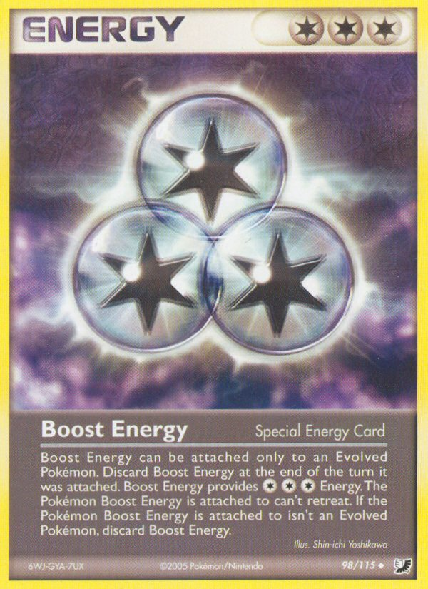 Boost Energy 98/115 Uncommon | Unseen Forces | Pokemon Card