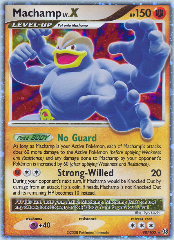 Machamp LV.X 98/100 Rare Holo LV.X | Stormfront | Pokemon Card