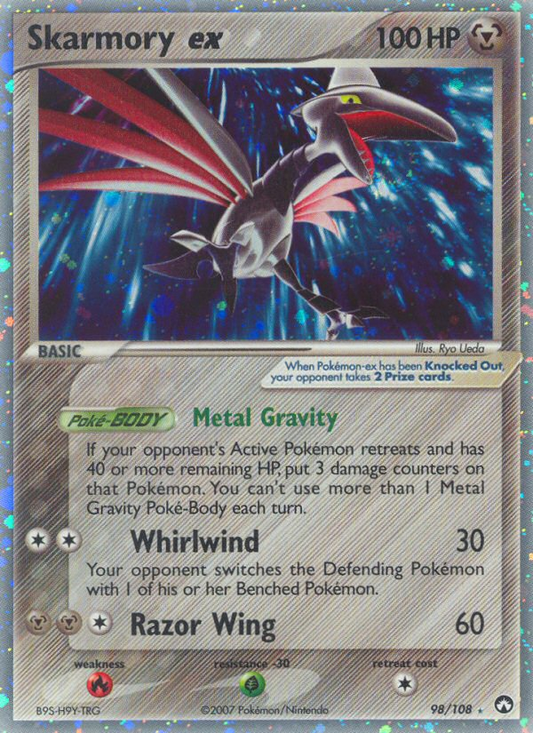 Skarmory ex 98/108 Rare Holo EX | Power Keepers | Pokemon Card