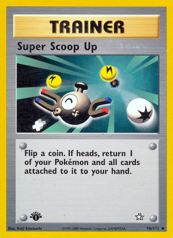 Super Scoop Up 98/111 Uncommon | Neo Genesis | Pokemon Card