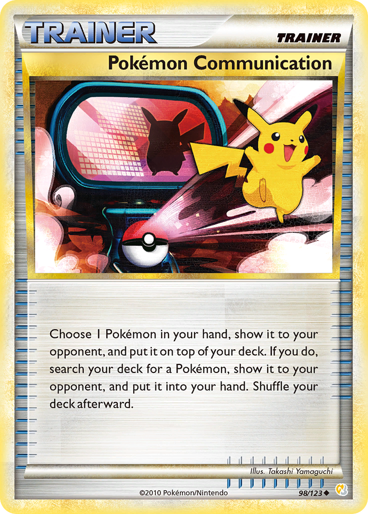 Pokémon Communication 98/123 Uncommon | HeartGold & SoulSilver | Pokemon Card