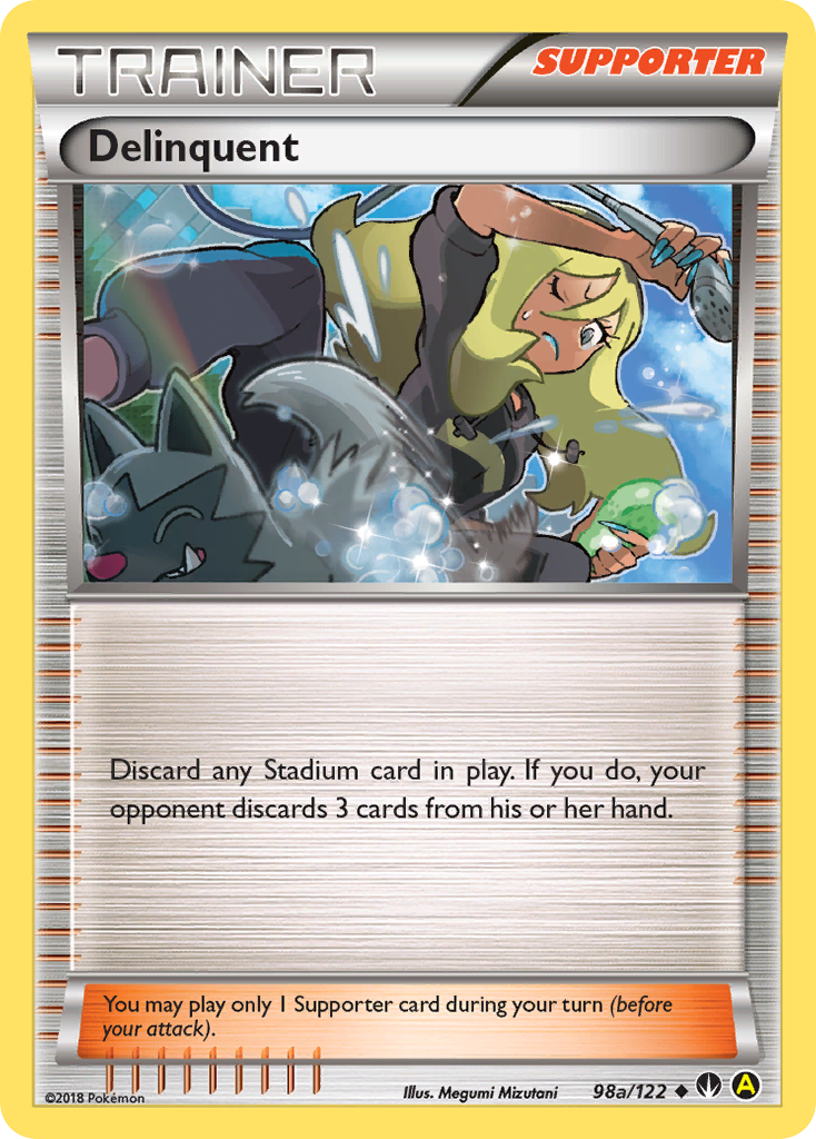 Delinquent 98a/122 Uncommon | BREAKpoint | Pokemon Card